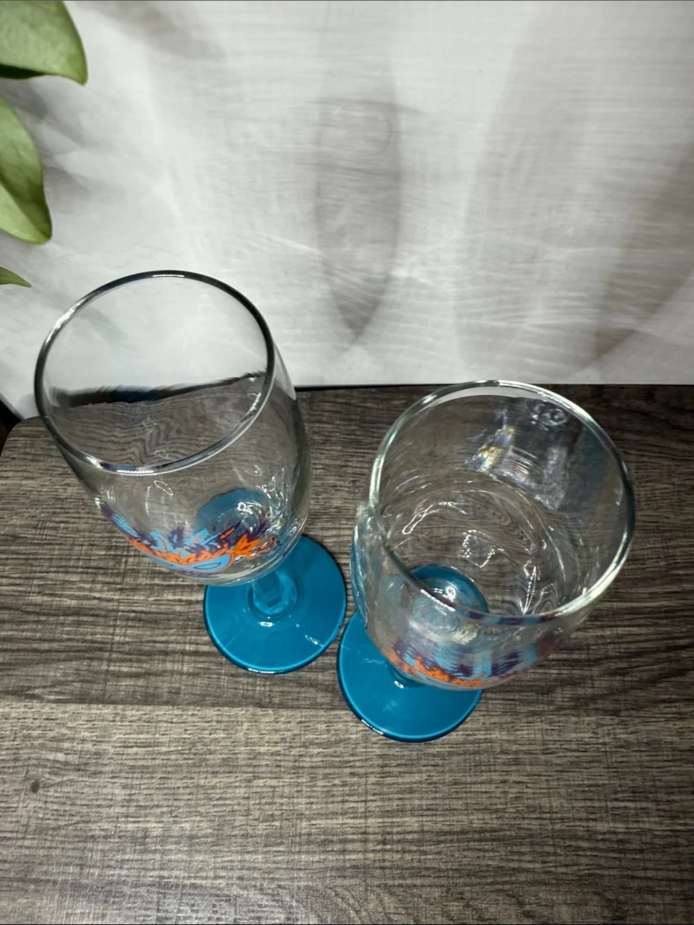Rio Las Vegas Champagne Flutes Pair Carnival Mask Souvenir Glasses